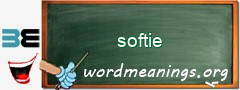 WordMeaning blackboard for softie